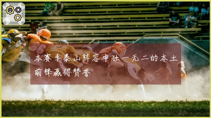 本赛季泰山阵容中独一无二的本土前锋赢得赞誉